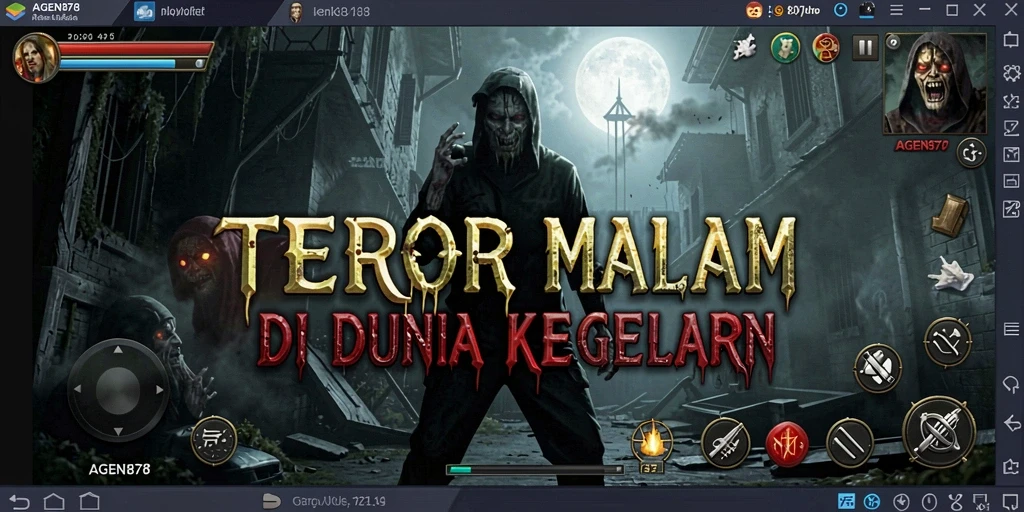 Gameplay menakutkan dengan suasana gelap mencekam.