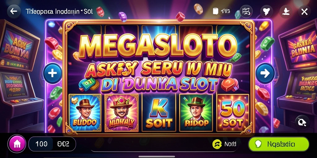 Gameplay aksi seru di MEGASLOTO dengan efek visual menakjubkan.