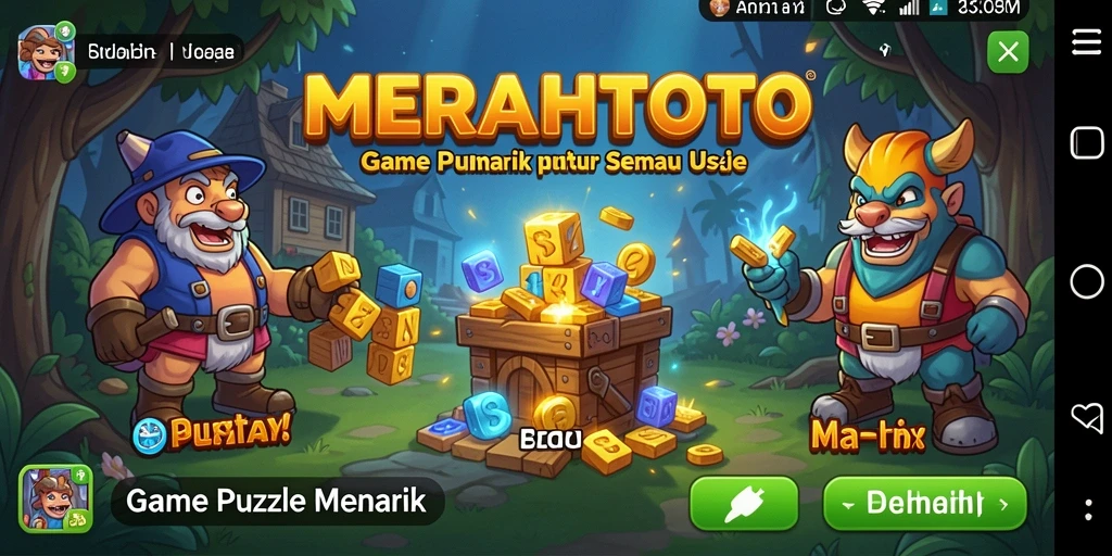 Gameplay MERAHTOTO yang menarik dan penuh tantangan teka-teki
