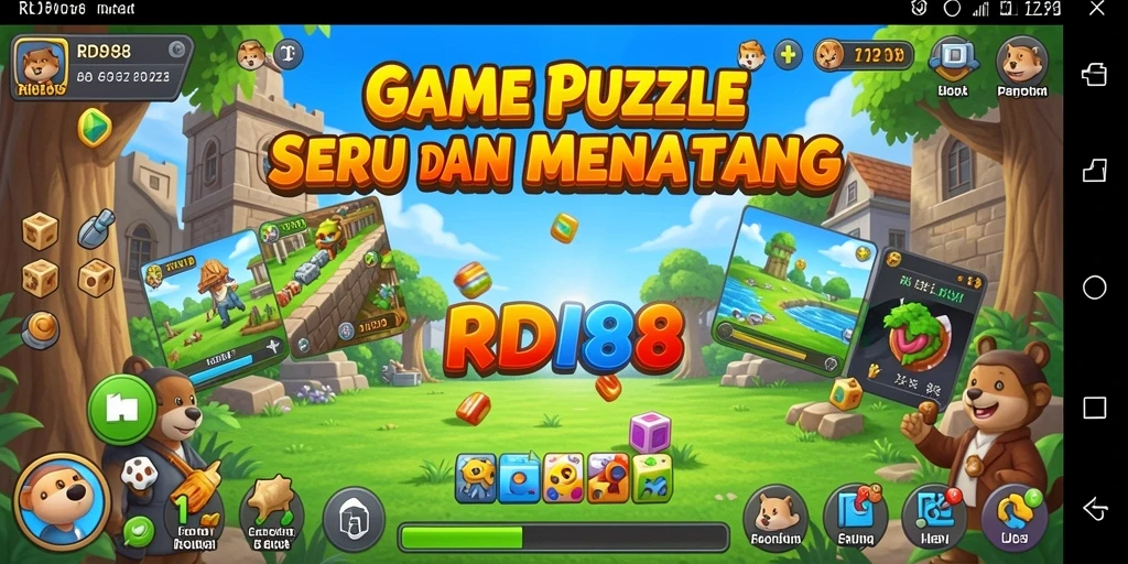 Tampilan gameplay RDI88 yang penuh tantangan teka-teki.