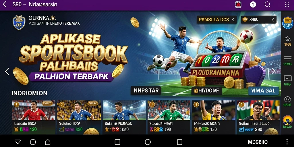 Screenshot utama S80 menampilkan antarmuka taruhan olahraga yang menarik.