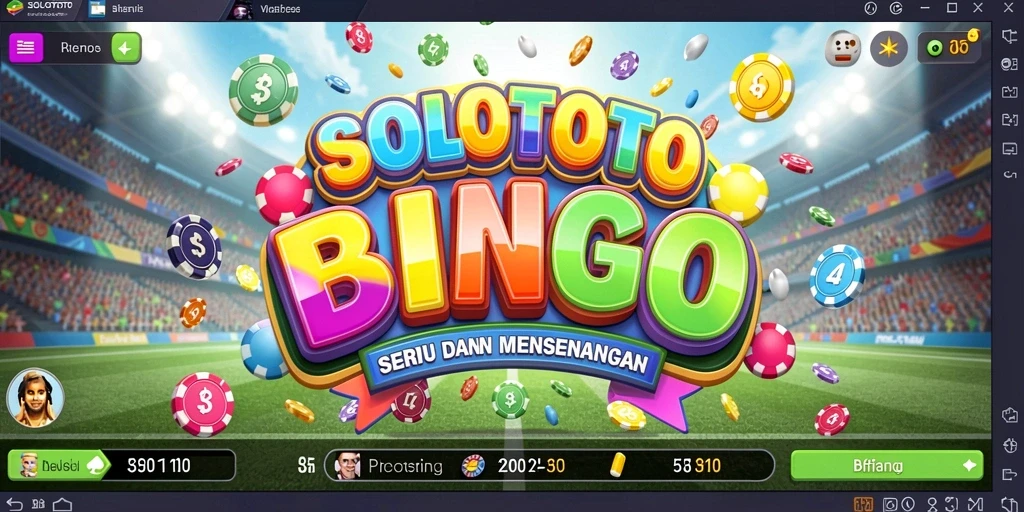 Tampilan gameplay seru dalam SOLOTOTO dengan kartu Bingo yang menarik.