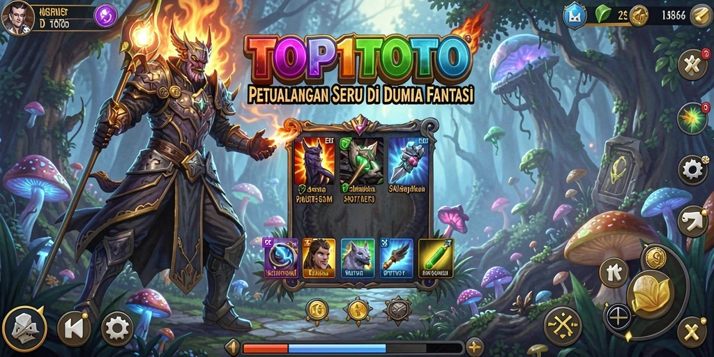 Screenshot menampilkan aksi seru dalam dunia petualangan TOP1TOTO.